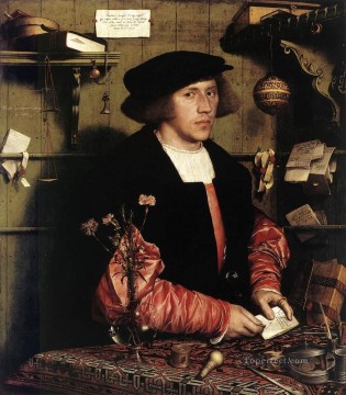 ハンス・ホルバイン一世 Painting - 商人ゲオルク・ギゼの肖像 ルネサンス ハンス・ホルバイン二世